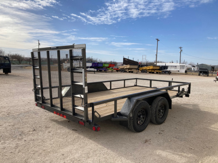 New 2026 Load Trail UT 83" x 14' Tandem Axle Utility (2" x 3" Angle Frame)