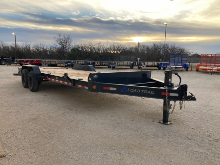 Used USED 2024 LOAD TRAIL 83" X 22' TANDEM AXLE EQUIPMENT 8" I-BEAM FRAME