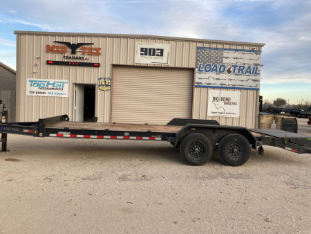 Used USED 2024 LOAD TRAIL 83  X 22' TANDEM AXLE EQUIPMENT 8  I-BEAM FRAME