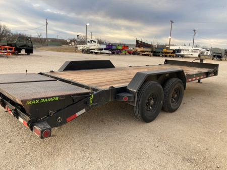 Used USED 2024 LOAD TRAIL 83" X 22' TANDEM AXLE EQUIPMENT 8" I-BEAM FRAME