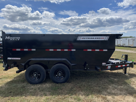 New 2026 PJ TRAILERS 83" x 14' DT1 Telescopic Dump Trailer