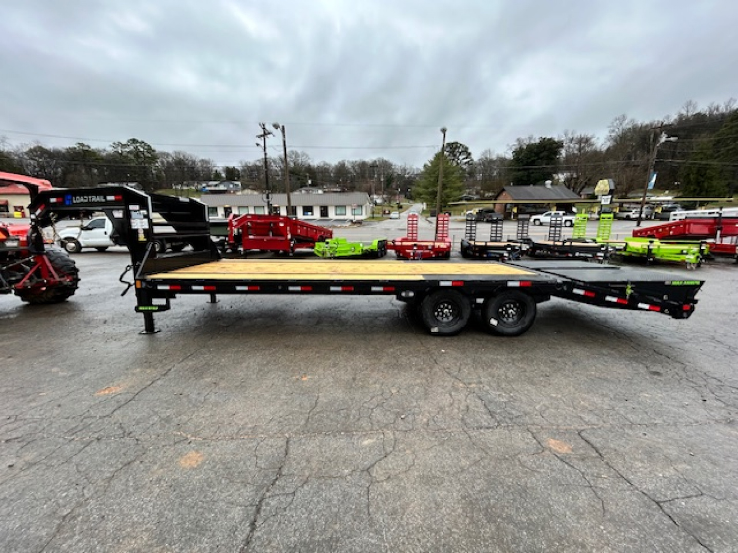 New 2026 Load Trail 102X25 14K Equipment Trailer W/ 6" RAISED NECK