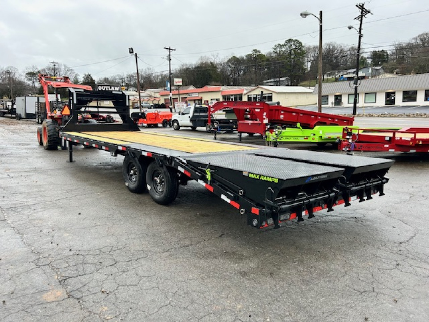 New 2026 Load Trail 102X25 14K Equipment Trailer W/ 6" RAISED NECK