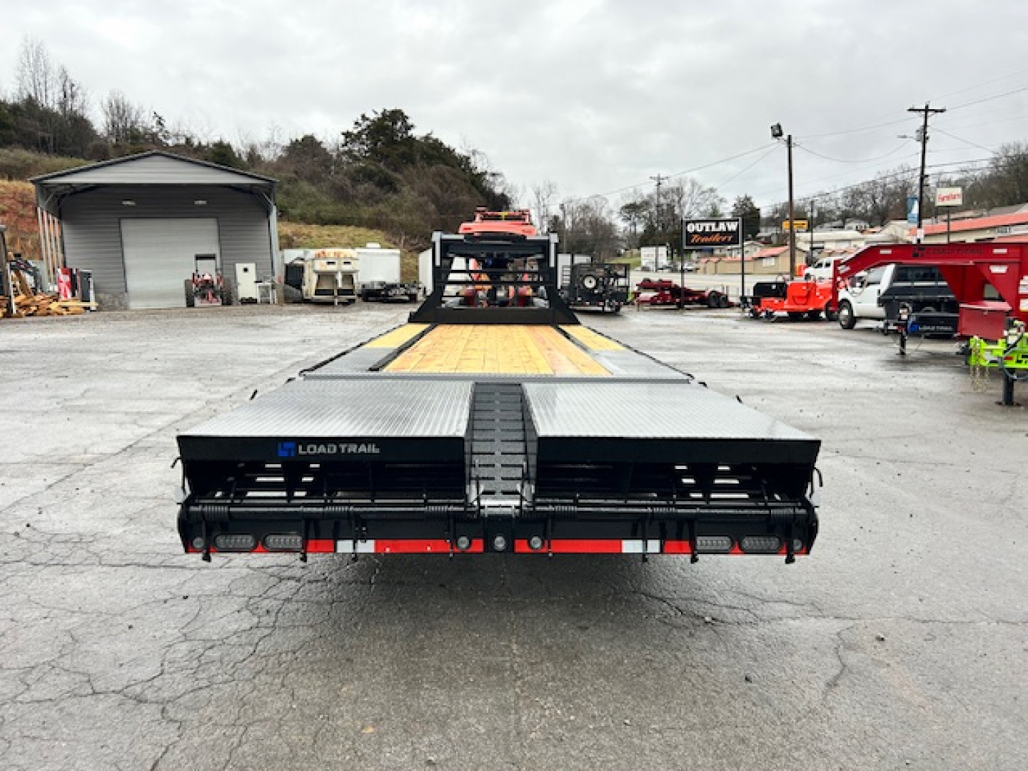 New 2026 Load Trail 102X25 14K Equipment Trailer W/ 6" RAISED NECK