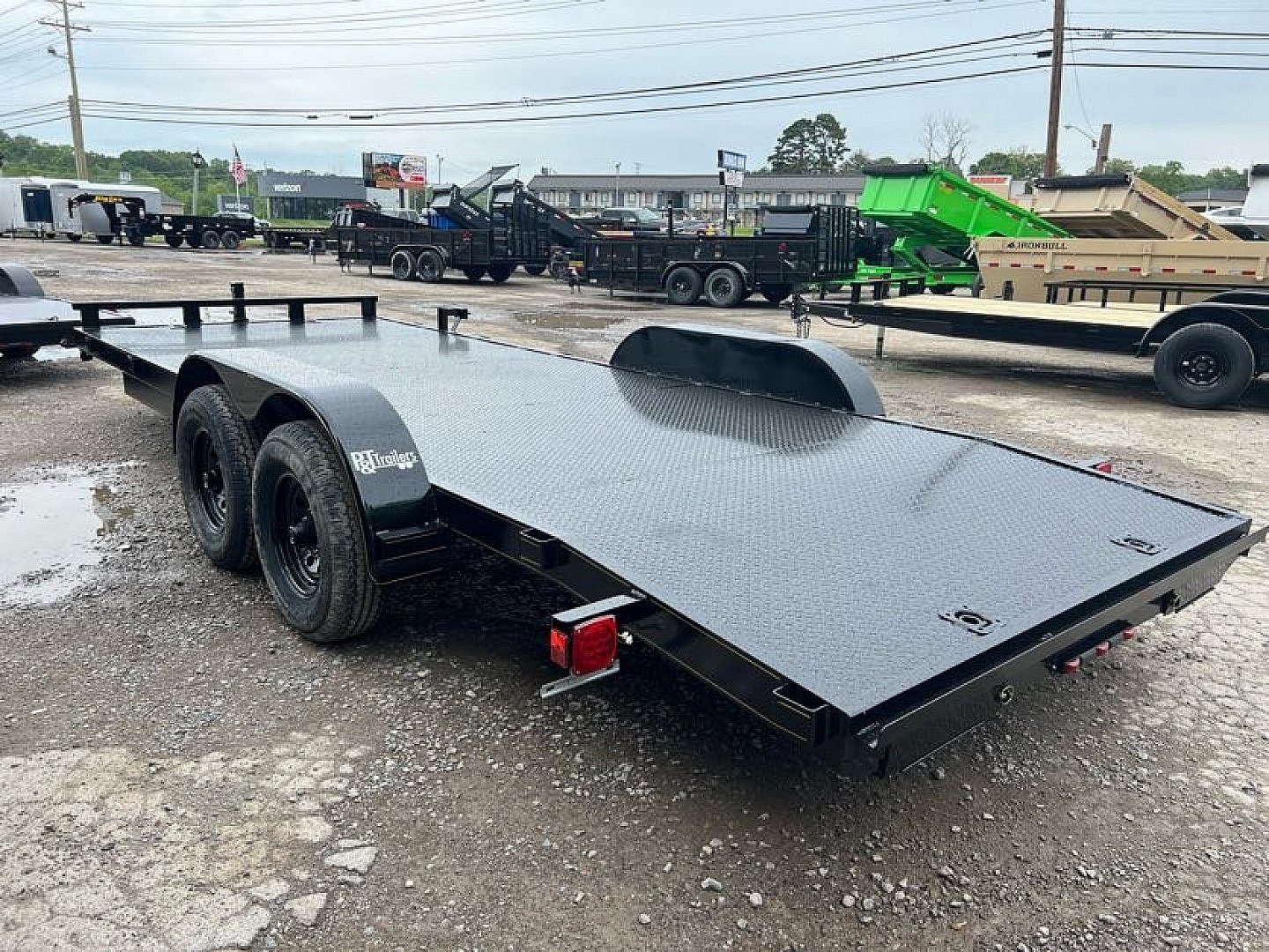 New 2026 P & T Trailers 82X20 STEEL CARHAULER 10K Car Hauler