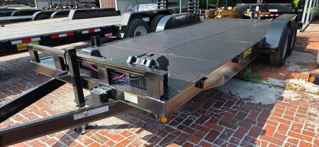 New 2026 P & T Trailers 82X20 STEEL CARHAULER 10K Car Hauler