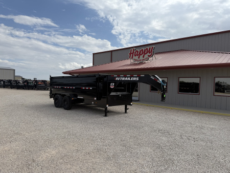 New 2026 PJ 82 x16' GN Tandem Axle HD Low Pro Dump w/ 48  Sides – DE