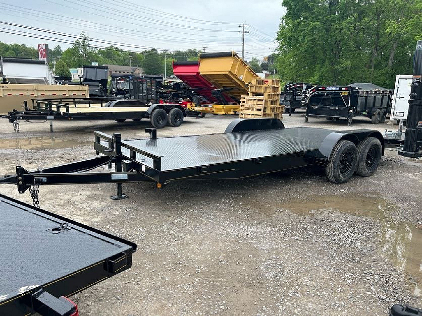 New 2026 P & T Trailers 82X20 STEEL CARHAULER 10K Car Hauler