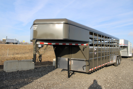 New 2026 Valley Trailers 24' STOCK GOOSENECK Stock / Stock Combo Trailer