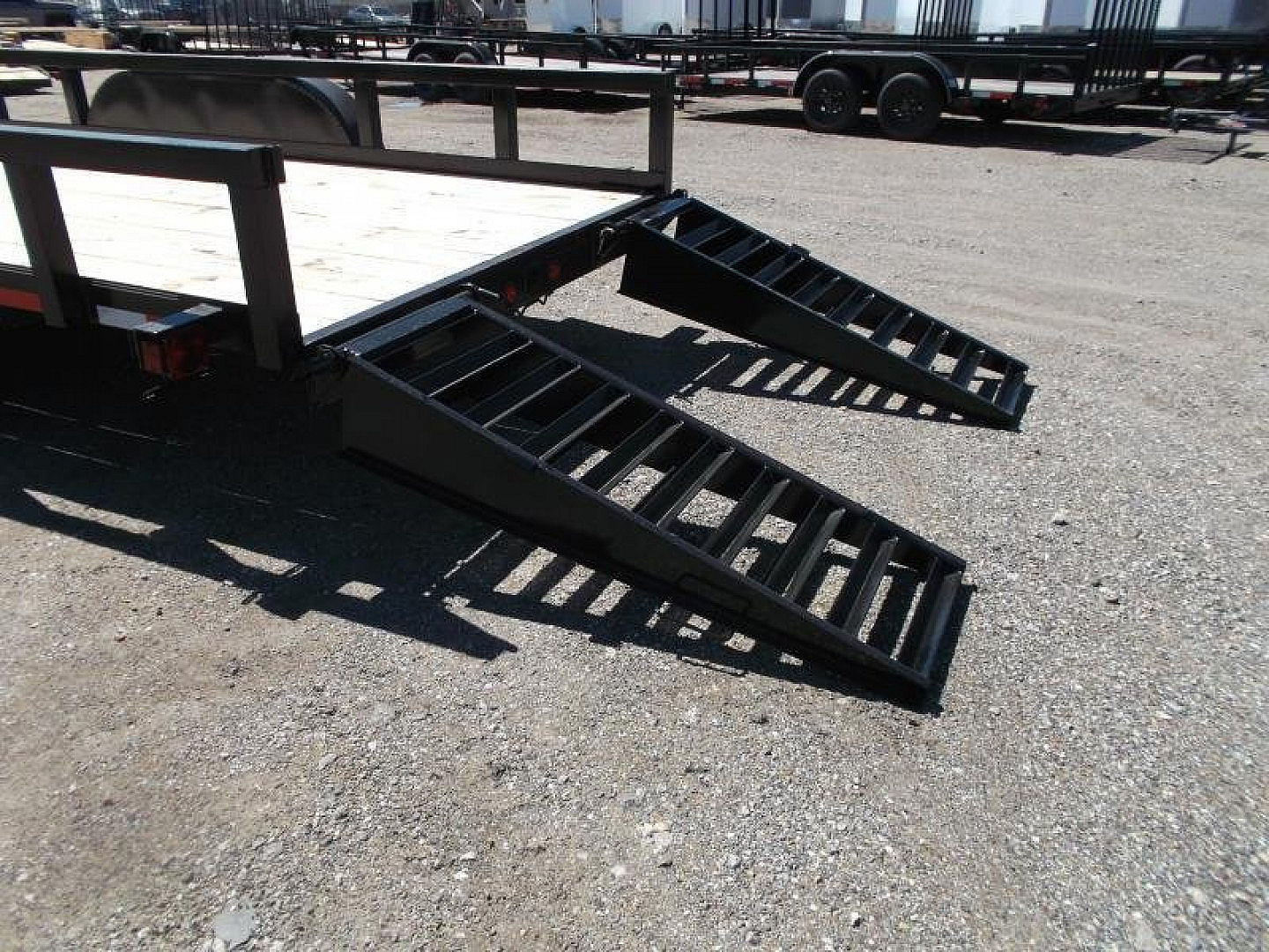 New 2026 J&C Trailers 83x20 14K Utility Trailer / 7K Axles / 3" Square Tubing / 5ft Stand Up Ramps