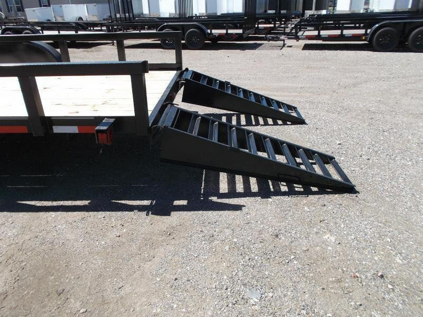 New 2026 J&C Trailers 83x20 14K Utility Trailer / 7K Axles / 3" Square Tubing / 5ft Stand Up Ramps