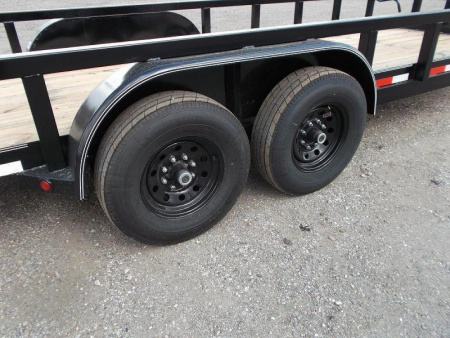 New 2026 J&C Trailers 83x20 14K Utility Trailer / 7K Axles / 3" Square Tubing / 5ft Stand Up Ramps