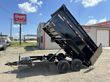 New 2026 PJ 72 x12' BP Tandem Axle Dump w/ 48  Sides – D3