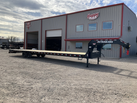 New 2026 PJ 102 x40' GN Low-Pro Flatbed w/ Singles - LX