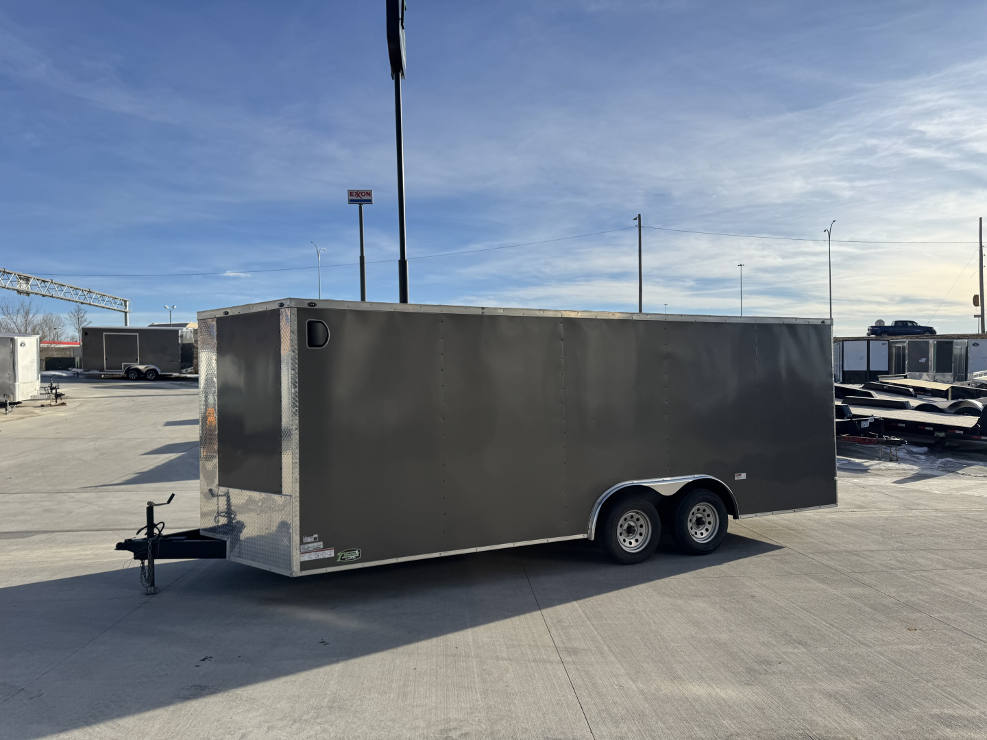 Used 2023 JC Mfg Inc 8.5x20 plus v Cargo / Enclosed Trailer