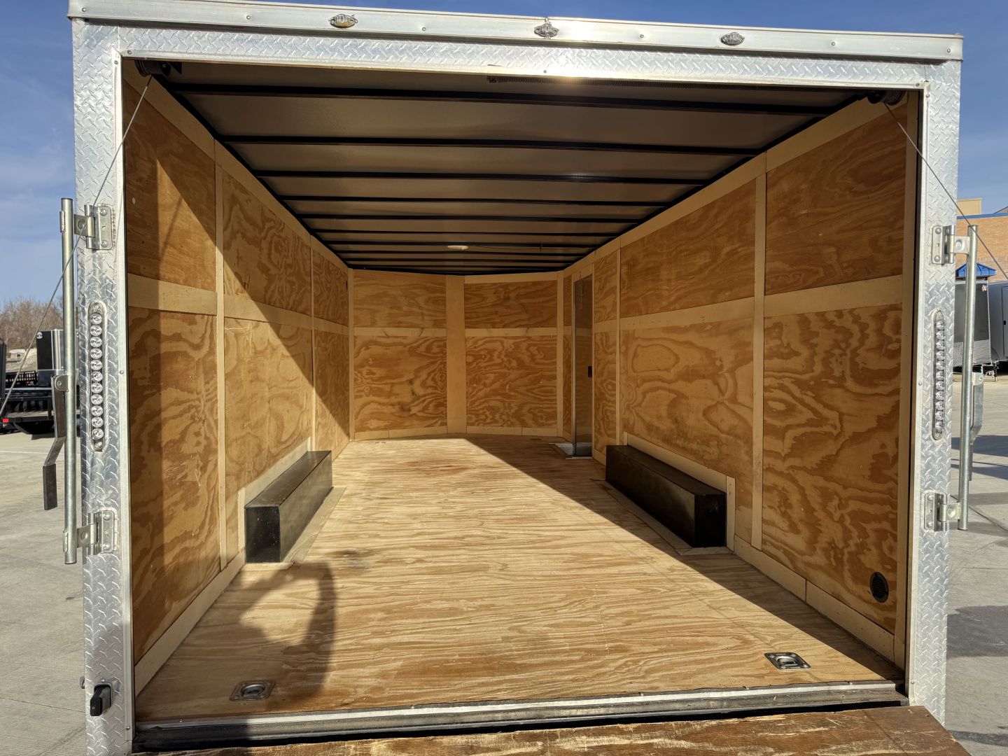 Used 2023 JC Mfg Inc 8.5x20 plus v Cargo / Enclosed Trailer