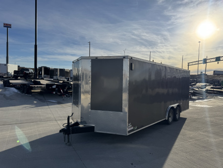 Used 2023 JC Mfg Inc 8.5x20 plus v Cargo / Enclosed Trailer