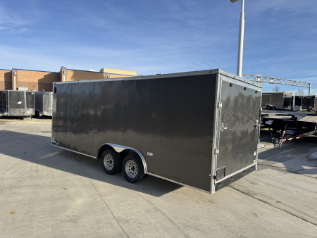 Used 2023 JC Mfg Inc 8.5x20 plus v Cargo / Enclosed Trailer