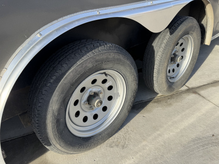 Used 2023 JC Mfg Inc 8.5x20 plus v Cargo / Enclosed Trailer