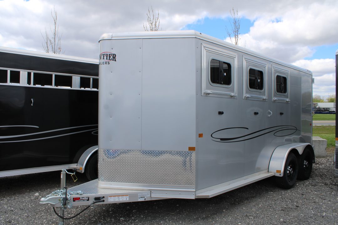 New 2026 Frontier Trailers 3 HORSE Stock / Stock Combo Trailer