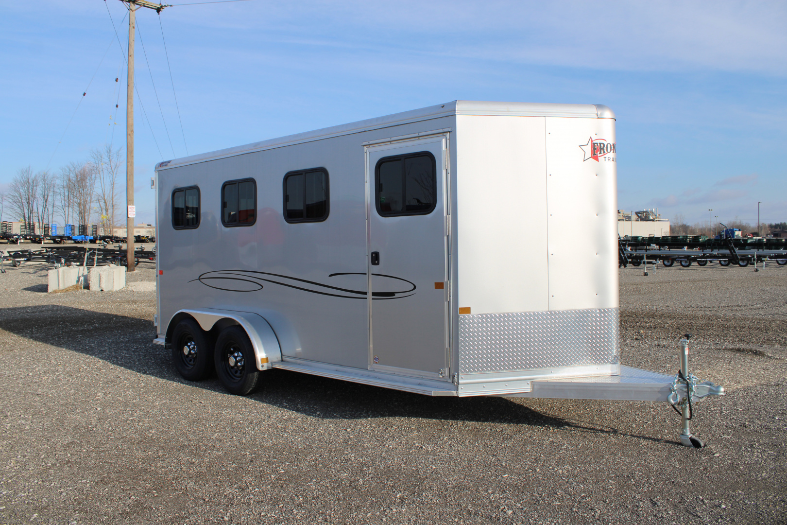 New 2026 Frontier Trailers 3 HORSE Stock / Stock Combo Trailer for sale ...