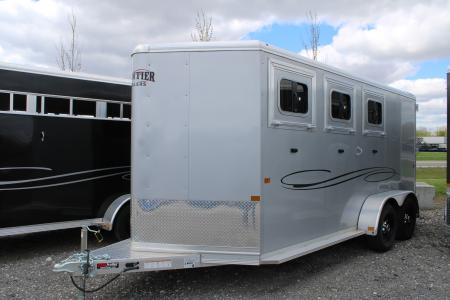 New 2026 Frontier Trailers 3 HORSE Stock / Stock Combo Trailer