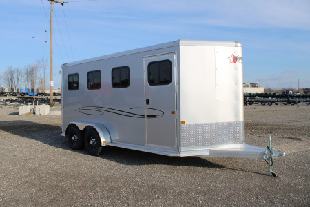 New 2026 Frontier Trailers 3 HORSE Stock / Stock Combo Trailer