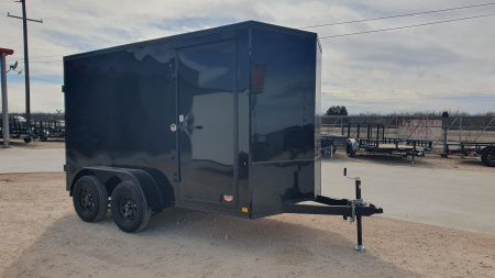 New 2026 Compass 6'x12' Enclosed Cargo Trailer - Indigo DLX