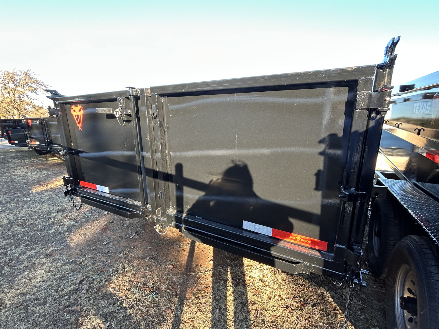 New 2026 Texas Pride Trailers 7x14x3 Tandem Axles Dump Trailer-UPGRADES