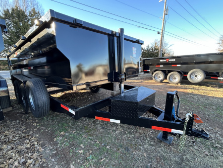 New 2026 Texas Pride Trailers 7x14x3 Tandem Axles Dump Trailer-UPGRADES