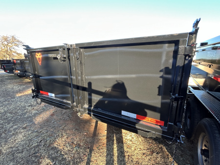 New 2026 Texas Pride Trailers 7x14x3 Tandem Axles Dump Trailer-UPGRADES
