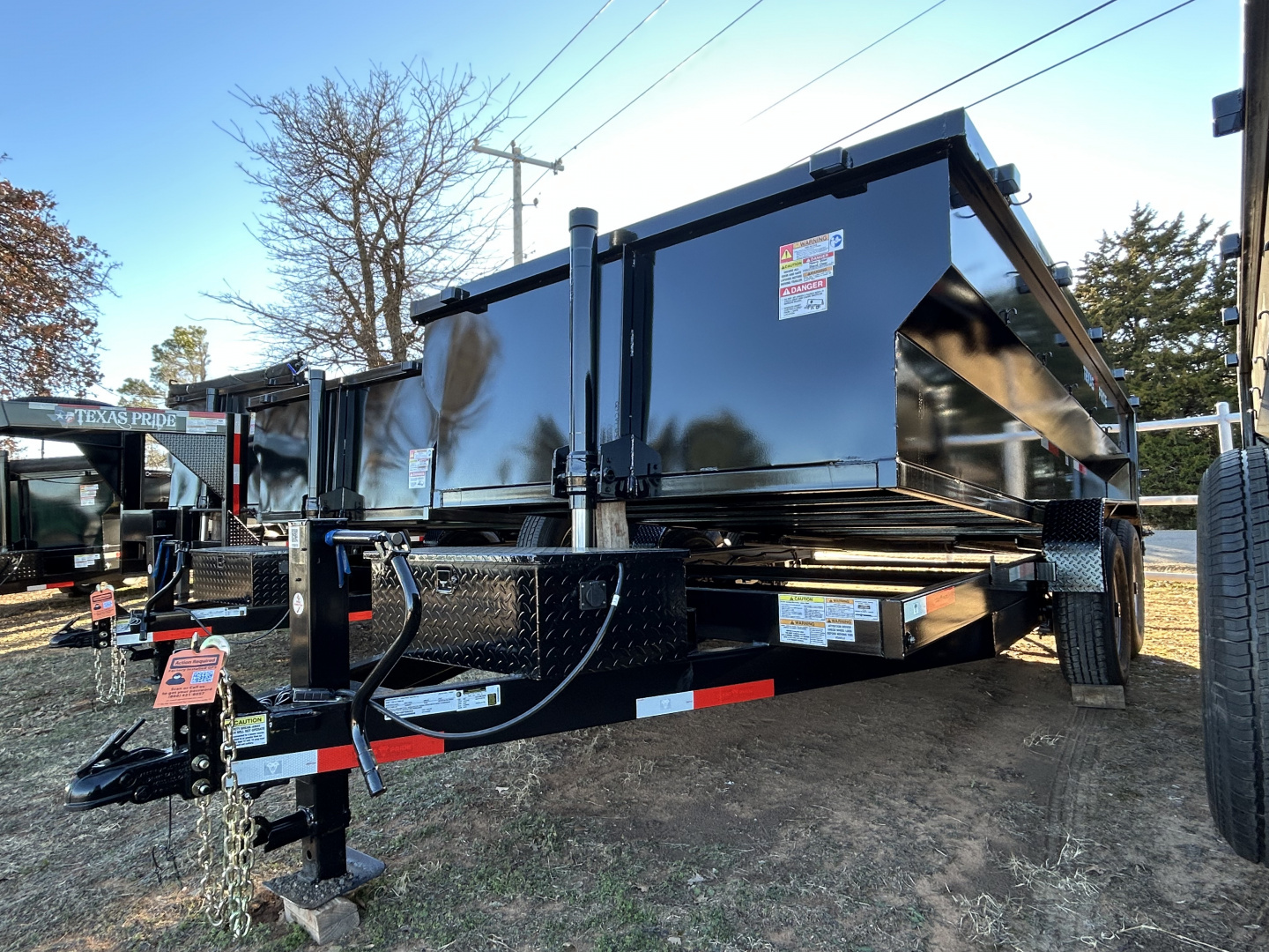 New 2026 Texas Pride Trailers 7x14x3 Tandem Axles Dump Trailer- UPGRADES!