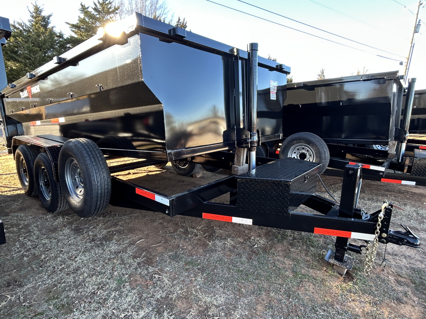 New 2026 Texas Pride Trailers 7x14x3 Tandem Axles Dump Trailer- UPGRADES!
