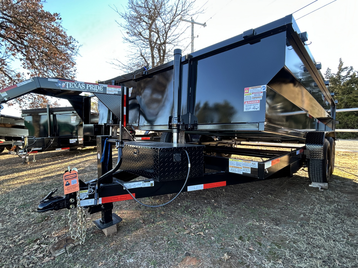 New 2026 Texas Pride Trailers 7x14x3 Tandem Axles Dump Trailer- UPGRADES!