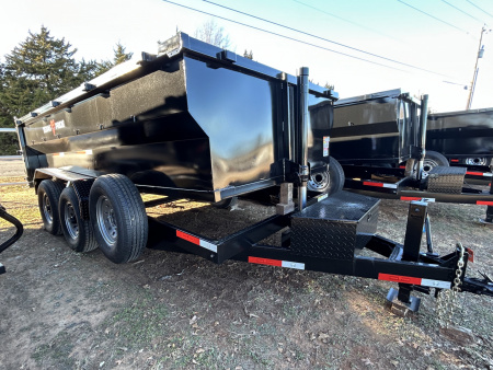 New 2026 Texas Pride Trailers 7x14x3 Tandem Axles Dump Trailer- UPGRADES!
