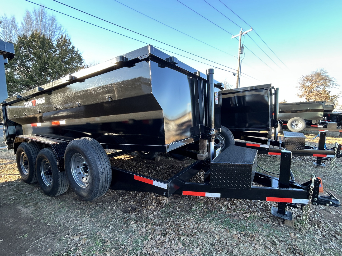 New 2026 Texas Pride Trailers 7x14x3 Tandem Axles Dump Trailer -= UPGRADES!!