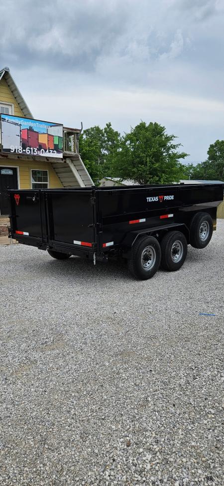 New 2026 Texas Pride Trailers 7x14x3 Tandem Axles Dump Trailer -= UPGRADES!!