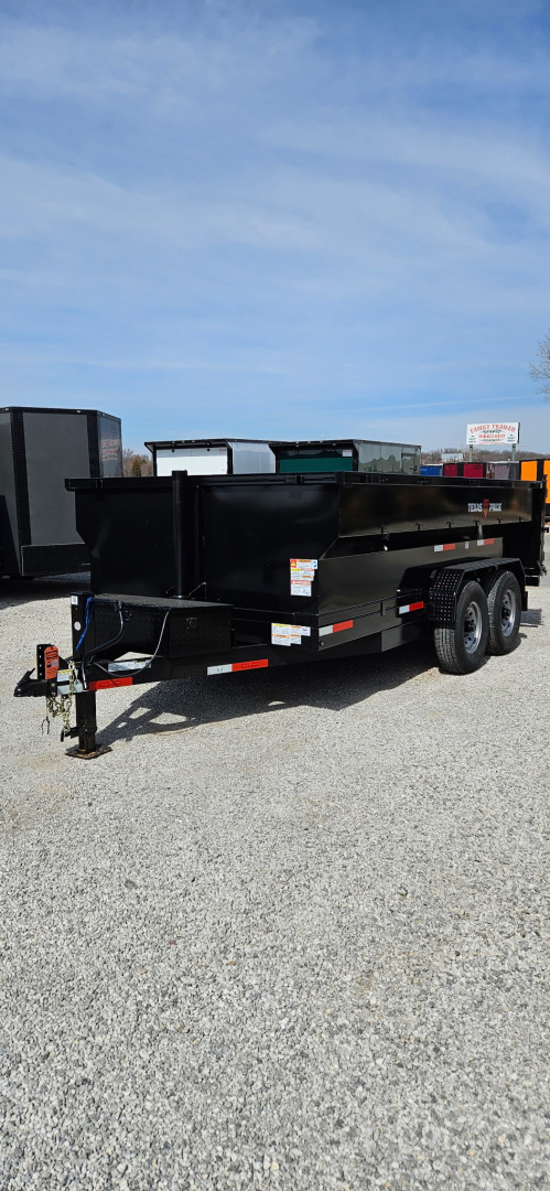 New 2026 Texas Pride Trailers 7x14x3 Tandem Axles Dump Trailer - UPGRADES!!