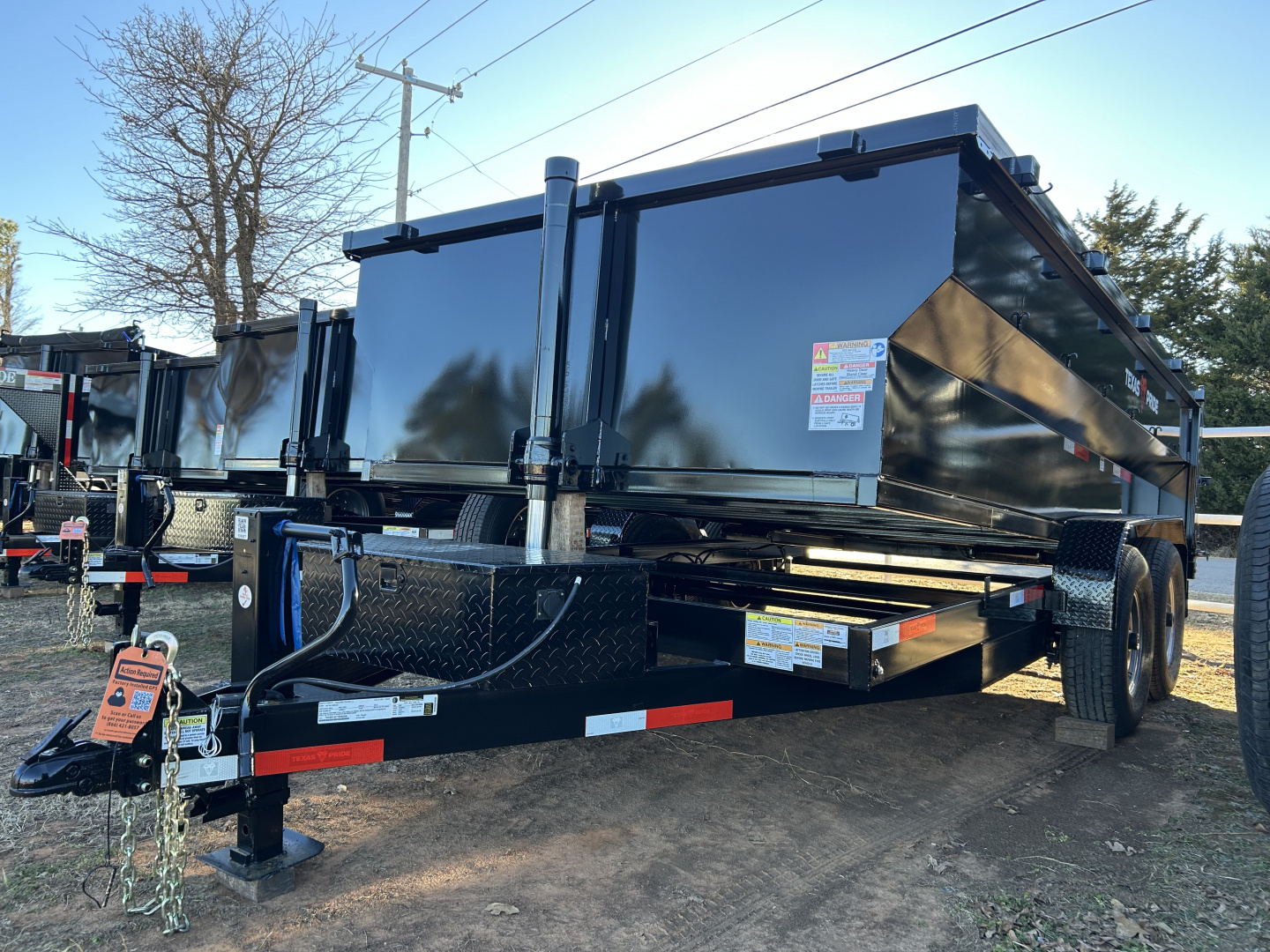 New 2026 Texas Pride Trailers 7x14x3 Tandem Axles Dump Trailer - UPGRADES!!