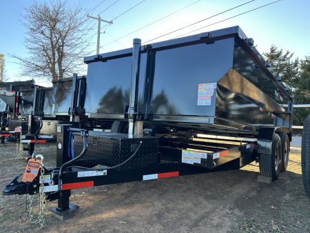 New 2026 Texas Pride Trailers 7x14x3 Tandem Axles Dump Trailer - UPGRADES!!