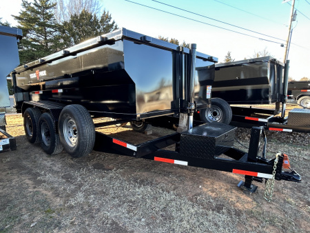 New 2026 Texas Pride Trailers 7x14x3 Tandem Axles Dump Trailer - UPGRADES!!