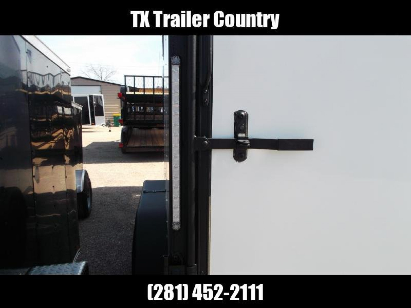 New 2026 Covered Wagon Trailers 7x14 Cargo Trailer / Enclosed Trailer / .080 White Skin / 6'6" Int / Extra Wide Ramp / 48" RV Door / Black Out Package