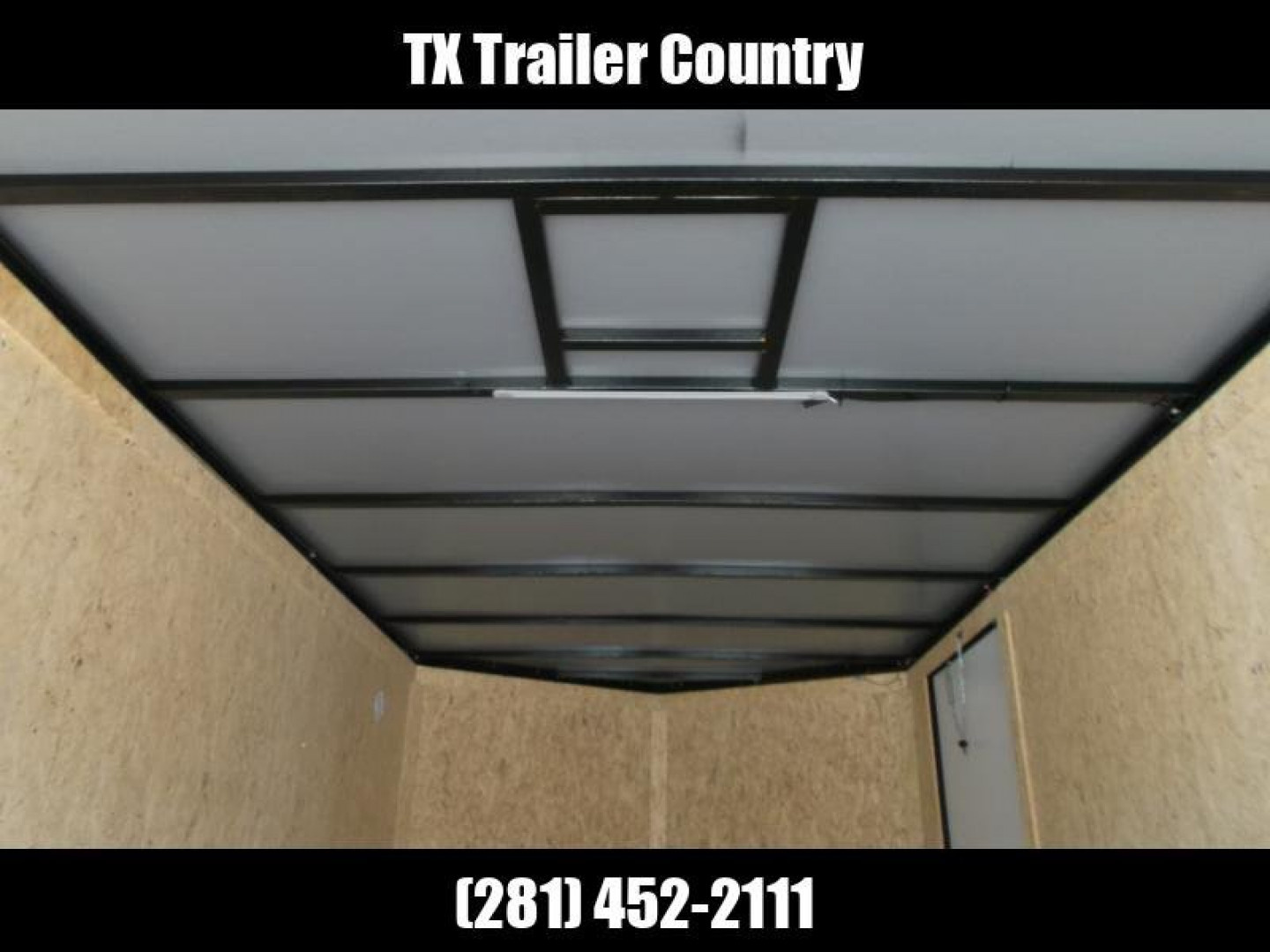 New 2026 Covered Wagon Trailers 7x14 Cargo Trailer / Enclosed Trailer / .080 White Skin / 6'6" Int / Extra Wide Ramp / 48" RV Door / Black Out Package