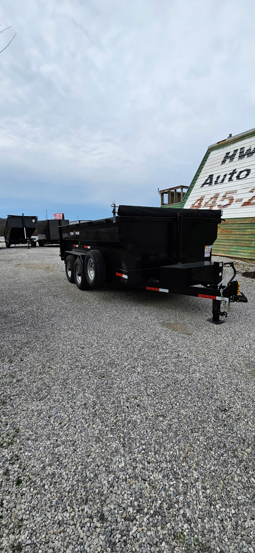 New 2026 Texas Pride Trailers 7x16x3 Tandem Axles Dump Trailer - UPGRADES!!
