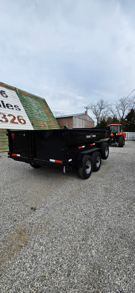 New 2026 Texas Pride Trailers 7x16x3 Tandem Axles Dump Trailer - UPGRADES!!