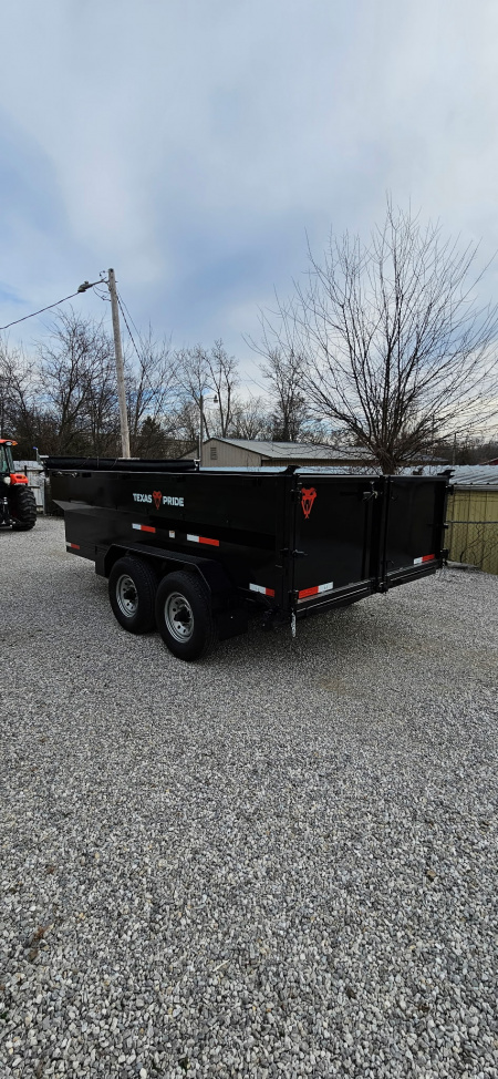 New 2026 Texas Pride Trailers 7x16x3 Tandem Axles Dump Trailer - UPGRADES!!