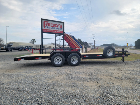 New 2026 Double A 22'x83" Equipment Hauler w/ Slide In Ramps Equipment Trailer