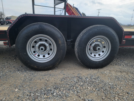 New 2026 Double A 22'x83" Equipment Hauler w/ Slide In Ramps Equipment Trailer