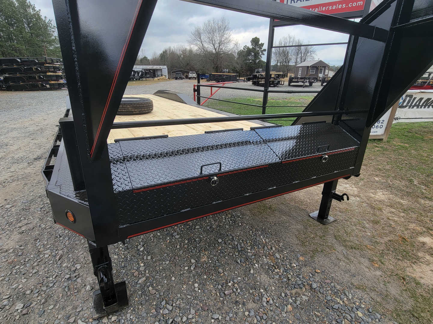 New 2026 Double A 26'x102" Gooseneck Equipment Trailer with Drive Over Fenders Equipment Trailer