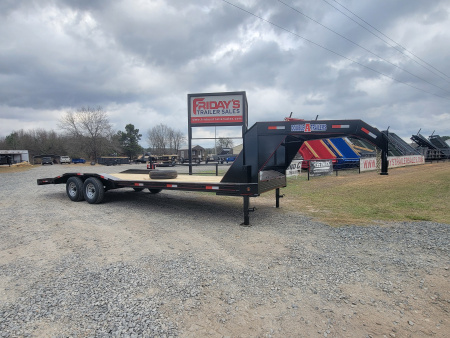 New 2026 Double A 26'x102  Gooseneck Equipment Trailer with Drive Over Fenders Equipment Trailer